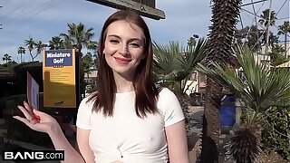 Maya Kendrick Amateur Teen Flashes Hairy Pussy out of reach of Mini-Golf Date