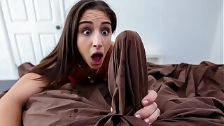 Scalding Stepsister Can't Resist Her Brother's Morning Wood (Abella Danger)