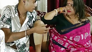 Indian New Stepmom First copulation with Teen Son! Hot XXX copulation
